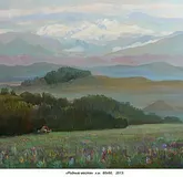 Родные места холст, масло